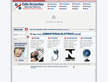 Tablet Screenshot of dbmaterialeletrico.com.br
